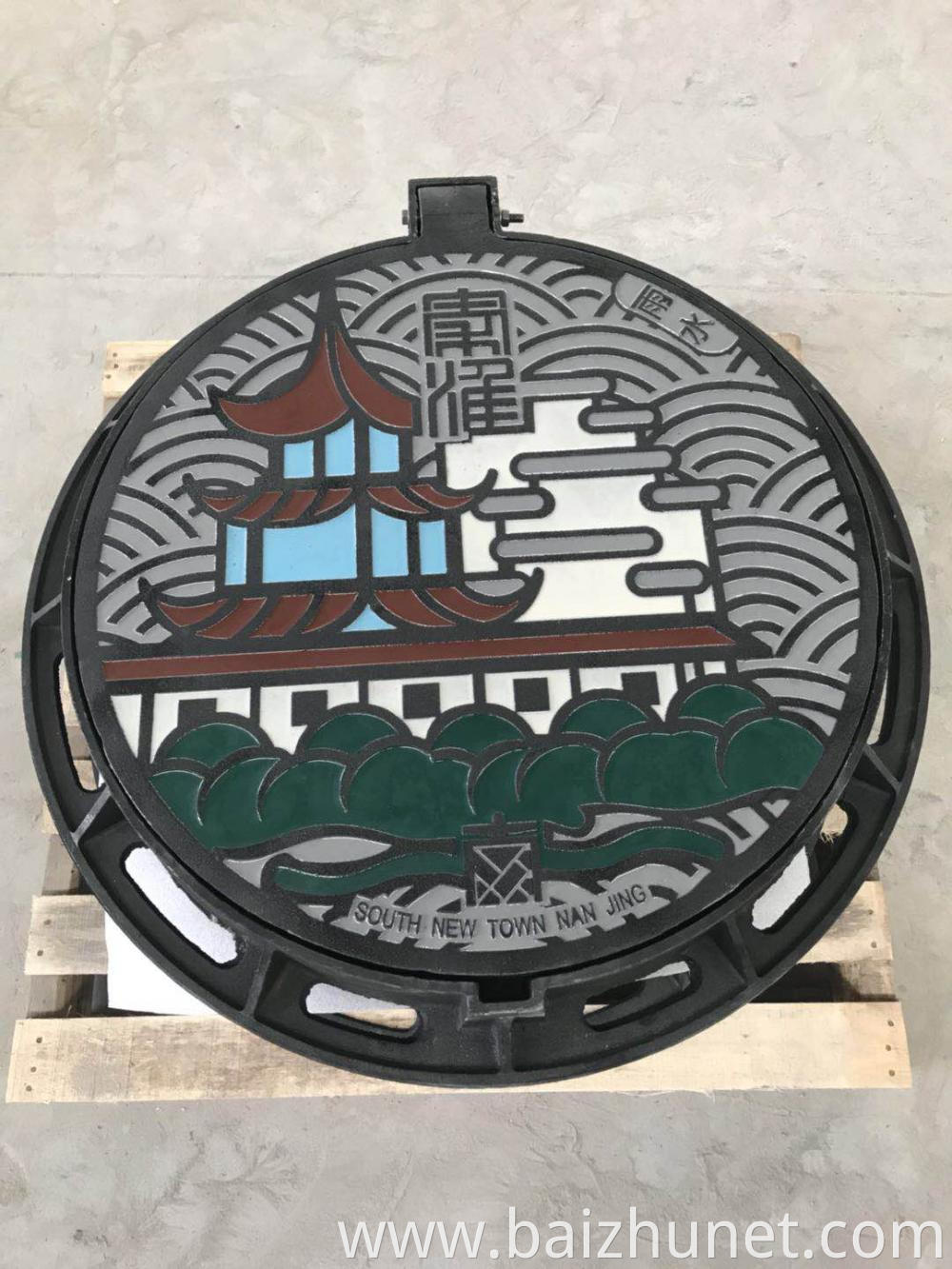 Painting Manhole Cover
